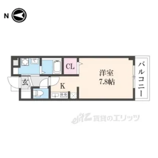 ファインズコート【2階】の間取り