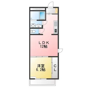 La casa萌樹【3階】の間取り
