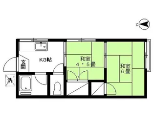 コーポイスズ【2階】の間取り