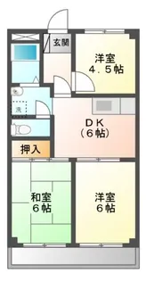 サニーハイツ本郷【1階】の間取り