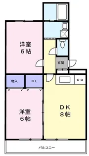 メゾンドールルミノ【2階】の間取り