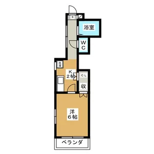 プモリハイツ南館【3階】の間取り