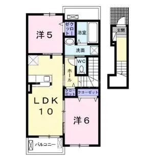 コリーナ【2階】の間取り