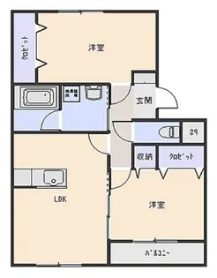 セントラルパーク【2階】の間取り