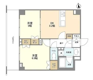グランデールG.H.【3階】の間取り
