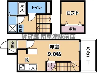 メゾネットY’sの間取り