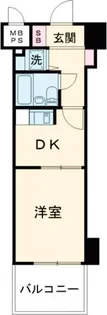 ダイアパレス前橋大友【4階】の間取り