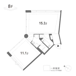 GROVE【8階】の間取り