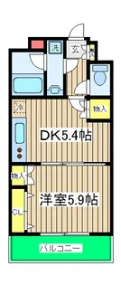 BAY・WEST【2階】の間取り