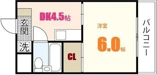 第2山中ビル【2階】の間取り