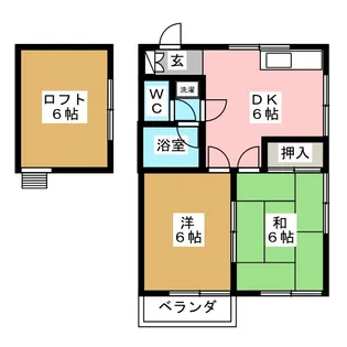 モンテローゼ【2階】の間取り