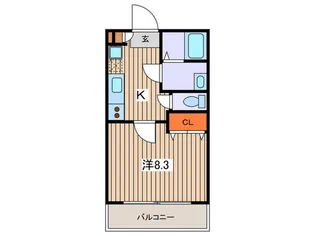 スクエアII【3階】の間取り