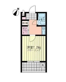 東林間ハイツ【2階】の間取り