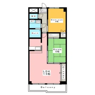 バトー・アントレ【2階】の間取り
