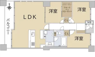 ルネマスターズタワー【13階】の間取り