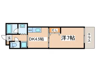 コ-ポ三幸の間取り