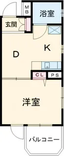 ヘリオス378立川【3階】の間取り