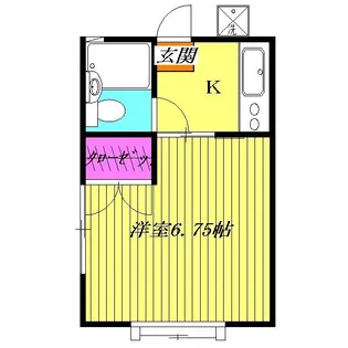 エクセレント【1階】の間取り