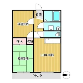 スプレンドール2【2階】の間取り