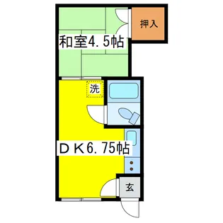 コーポ入江【2階】の間取り
