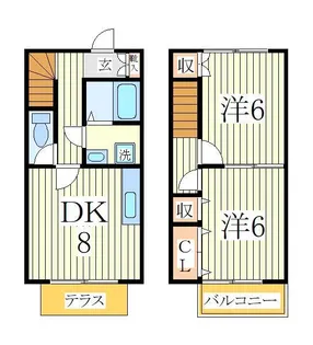 東新ハイツ【1階】の間取り