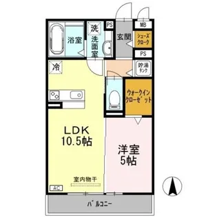 パナメーラ【3階】の間取り