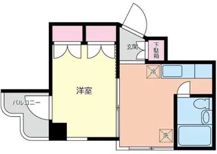 リフレックスナカネ【5階】の間取り