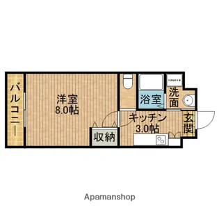エローラ藤枝【3階】の間取り
