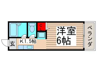 サンシティー石井【1階】の間取り