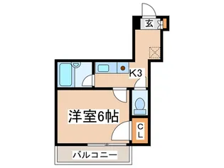 フローレスミヤタ【2階】の間取り