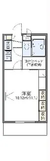 レオパレスサンフラウア【3階】の間取り