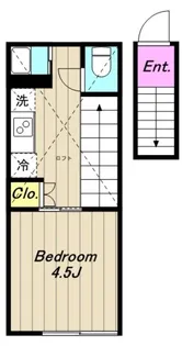プランタン【2階】の間取り