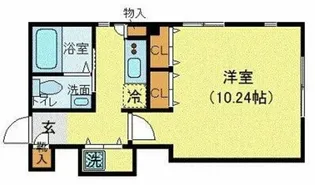 MODULOR赤坂【3階】の間取り