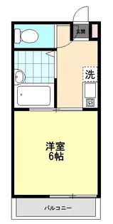 メゾンシティーA館【1階】の間取り