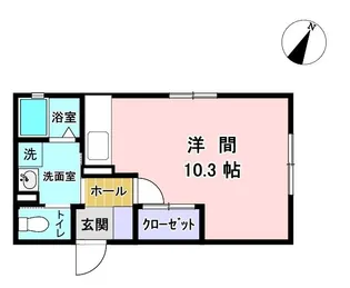 ヴェルディI【1階】の間取り