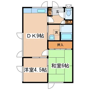 ハイツアピアレンス【2階】の間取り