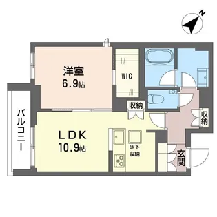 フォス 渋谷笹塚【1階】の間取り