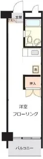 カーサ第一宇喜田1号棟【4階】の間取り