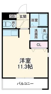 カトル・セゾンK【1階】の間取り