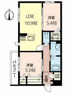 シャーメゾン ボヌール【3階】の間取り