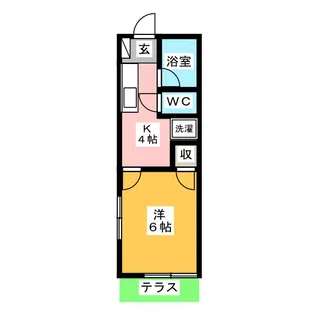 スペースビーダ21【1階】の間取り