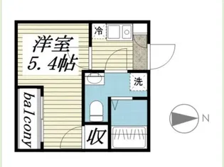 Liberta高砂【2階】の間取り