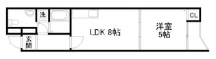 More河原町【5階】の間取り