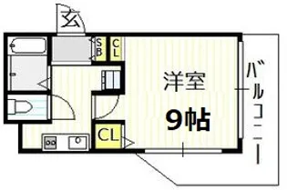 大阪府大阪市平野区平野上町1【マンション】の間取り
