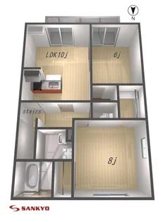 山形県山形市鈴川町3【アパート】の間取り