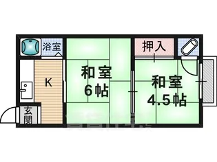 東太田文化【2階】の間取り