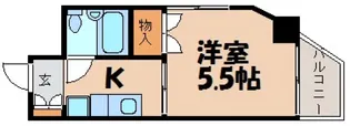 カーサ南大正【2階】の間取り