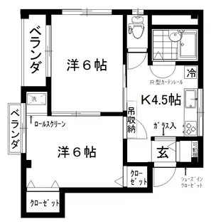 第2瑞穂コーポ【3階】の間取り