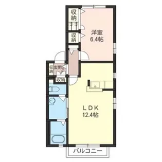 アステールC【2階】の間取り