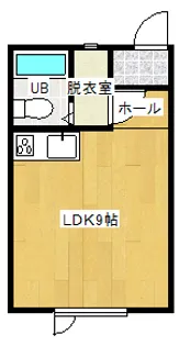 フェリス【1階】の間取り